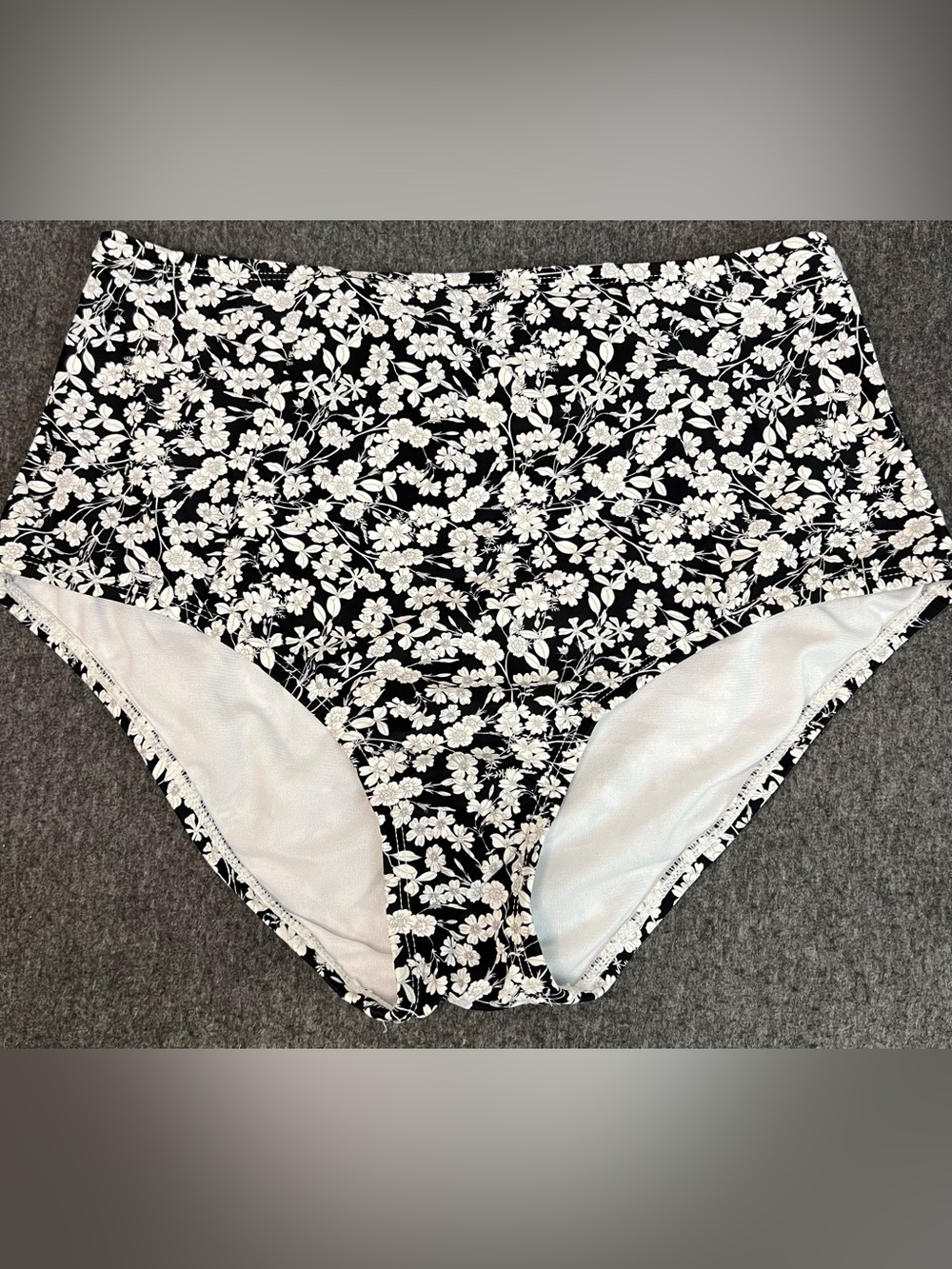 Kona Sol High-Waist Floral Bikini Bottoms